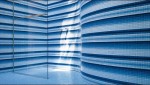 Blue glass Tile and custom tile shower